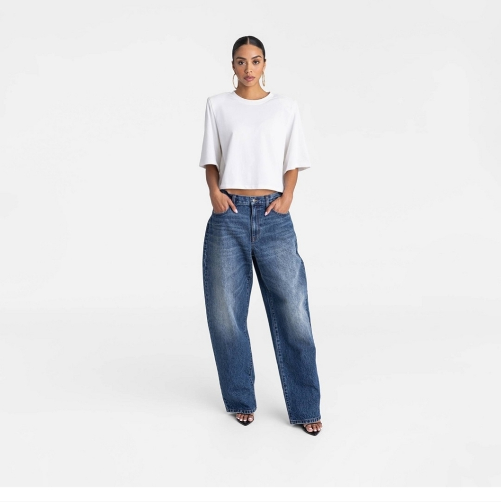 kBB Barrel Leg Jeans in Classic Blue 18